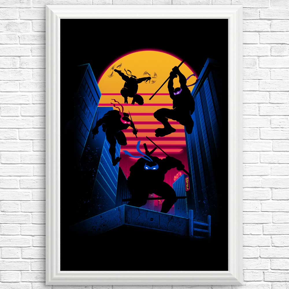 Awesome Rad Turtles Posters and Prints for Your Decor