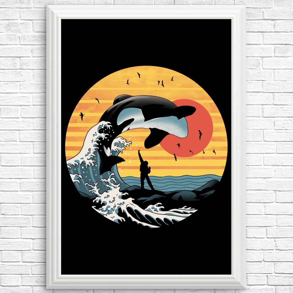High - Quality 'The Great Whale Off Kanagawa' Posters & Prints