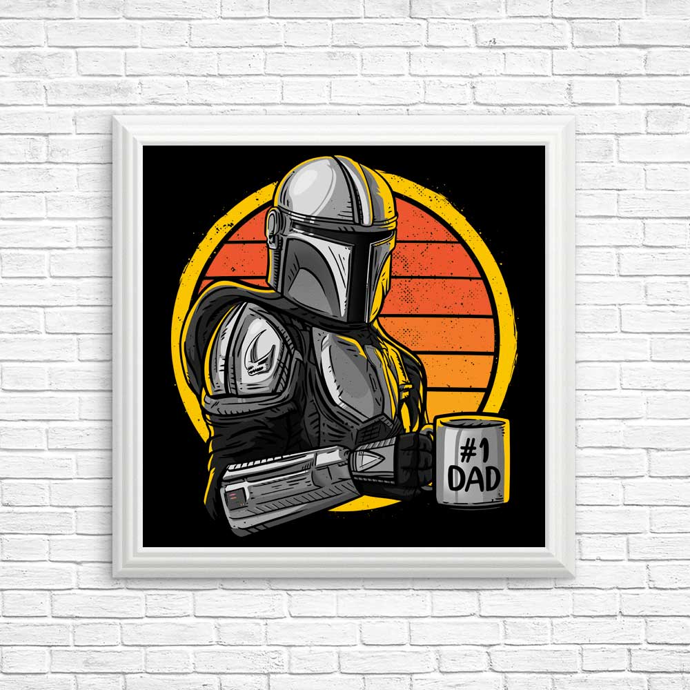 Top - Quality 'Galaxy's Best Dad' Posters and Prints
