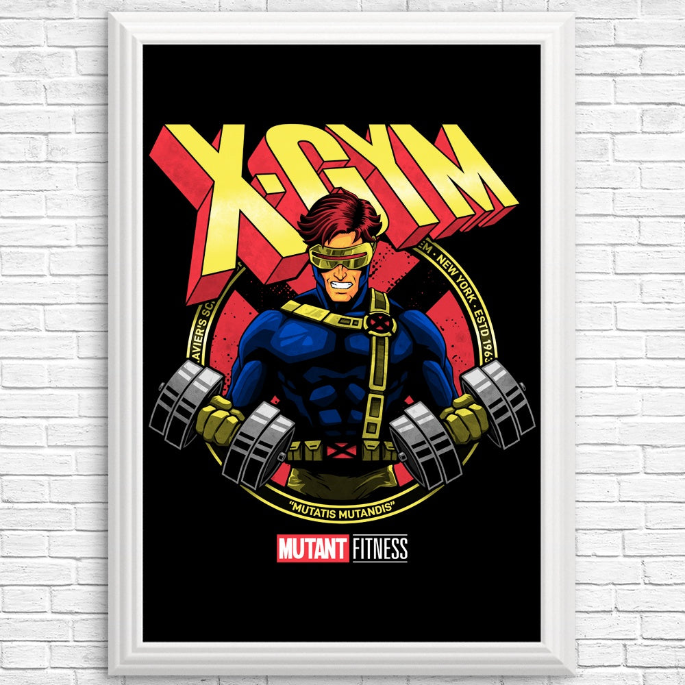 High - quality Optic X - Gym Workout Posters and Prints