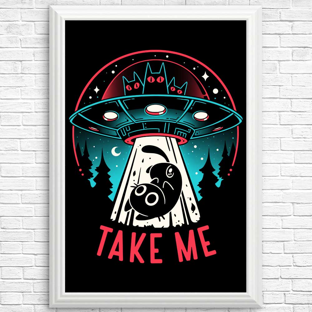 Snouleaf's Kitty Alien Encounter - Stunning Posters and Prints