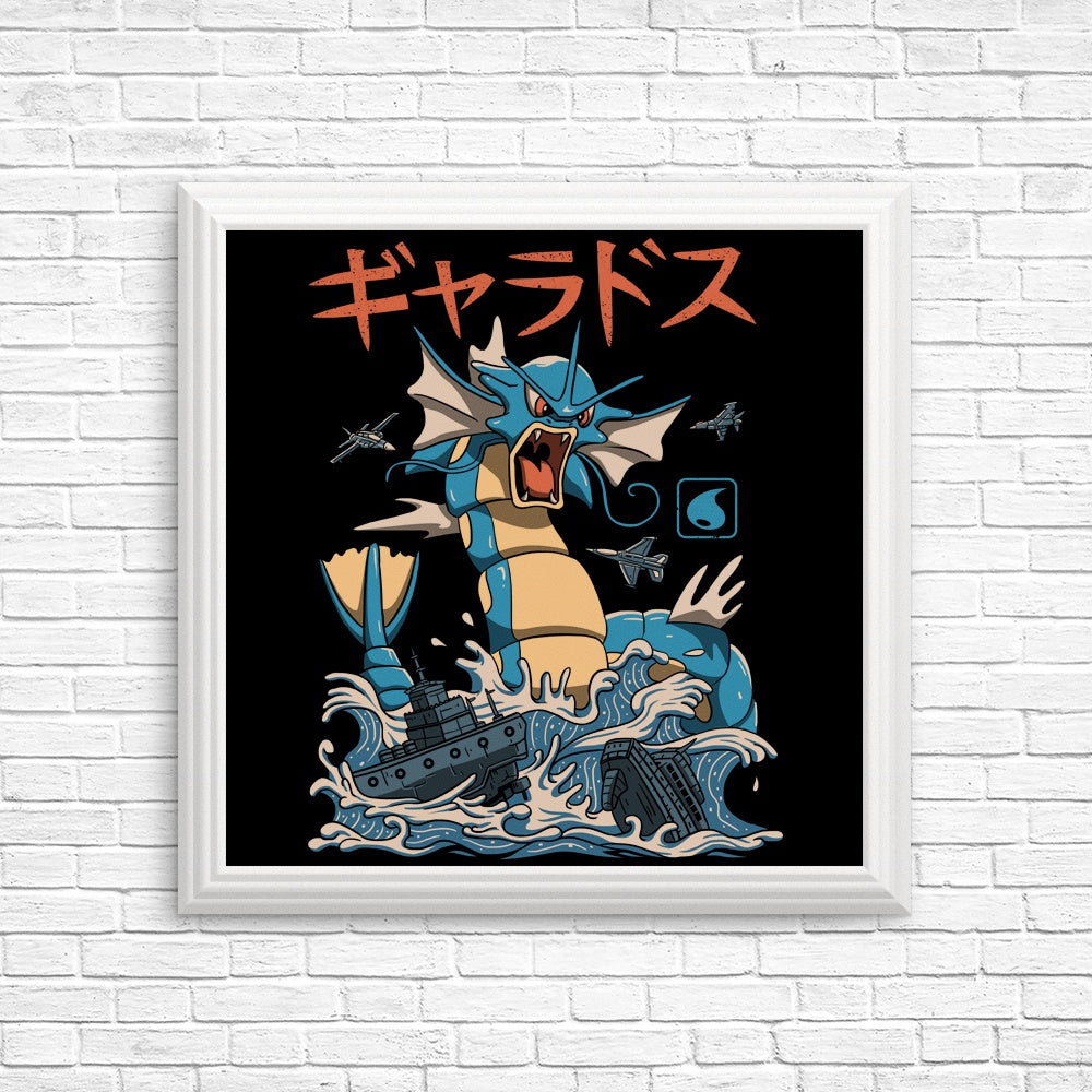 Eye - Catching Water Flying Kaiju Posters and Prints