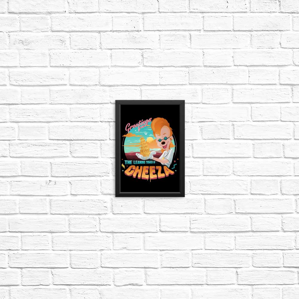 High - quality Cheeza Leaning Tower Posters and Prints