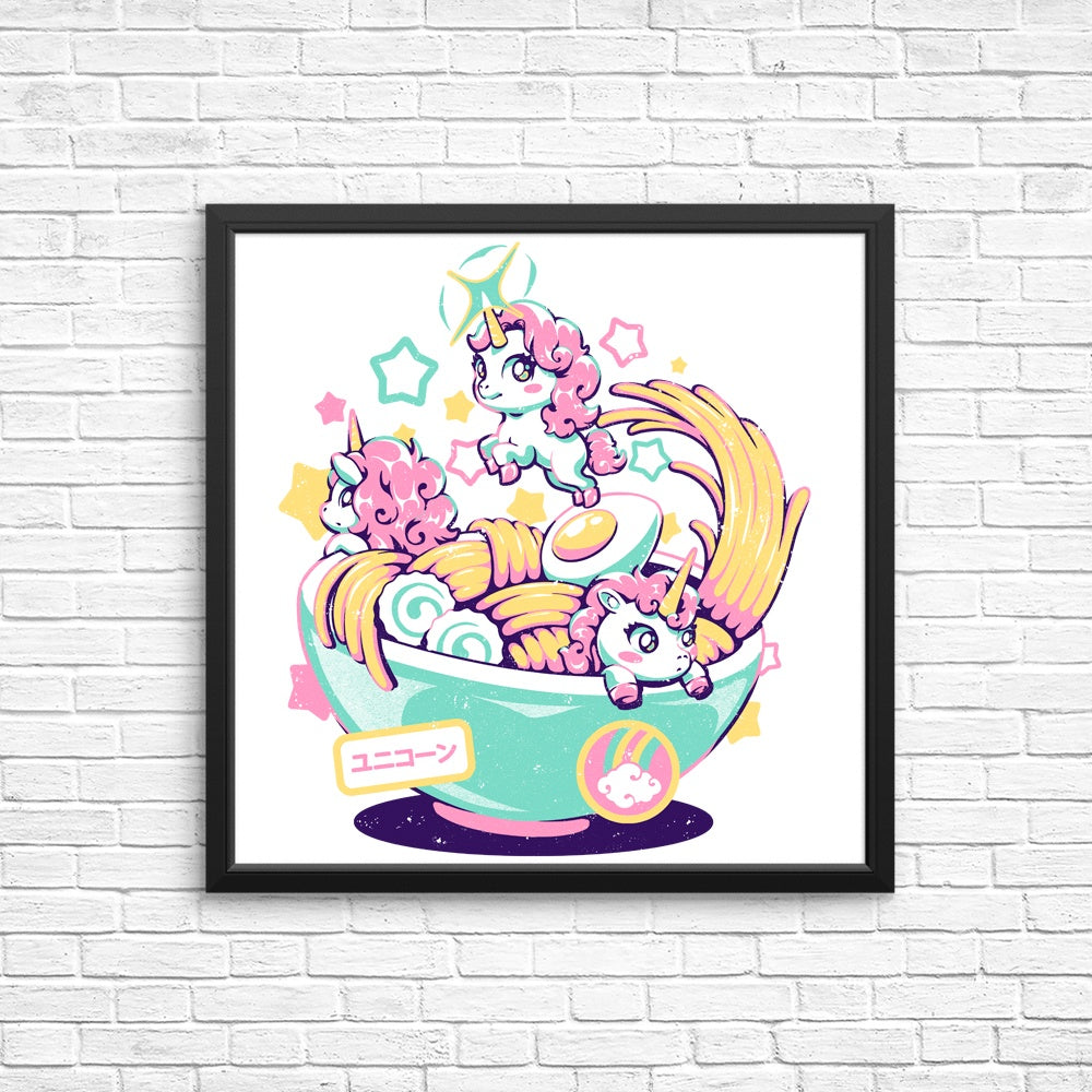 Charming Unicorn Bowl Posters and Prints from Edu.ely