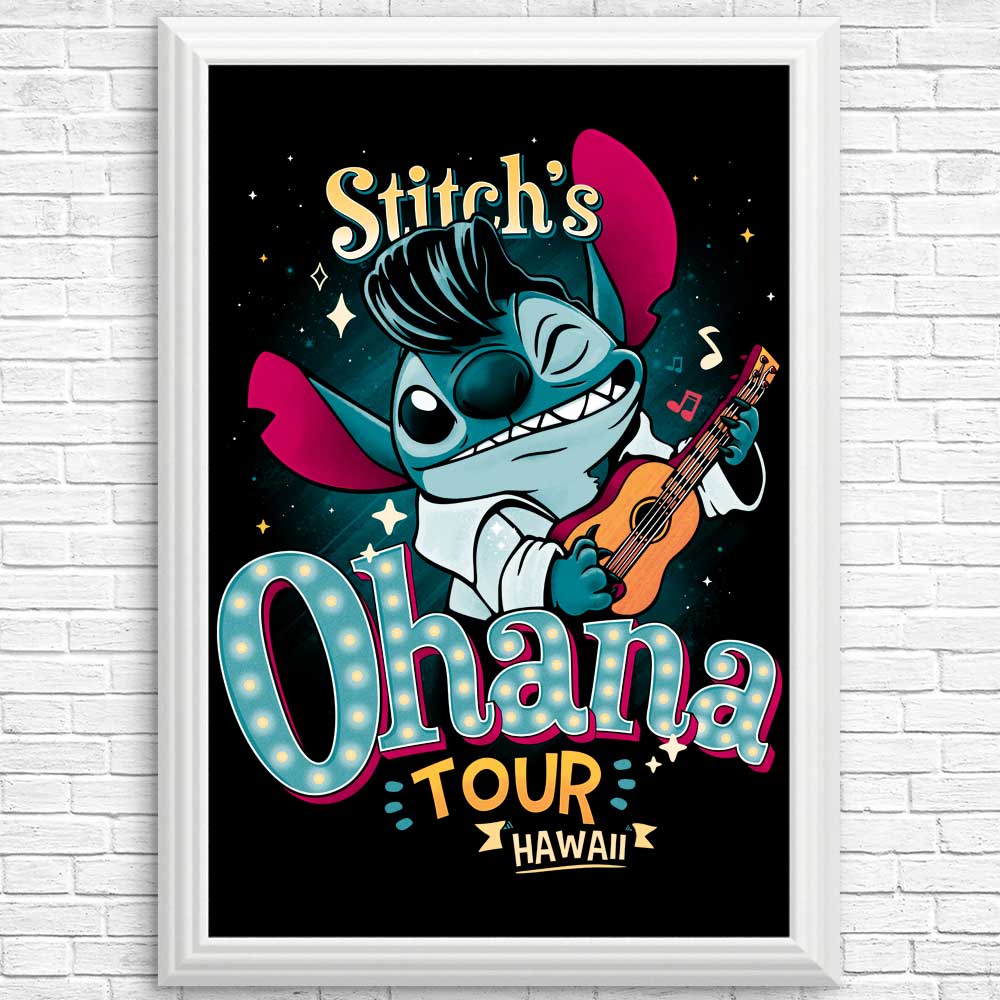 Ohana Tour Artistic Posters and Prints for Decor