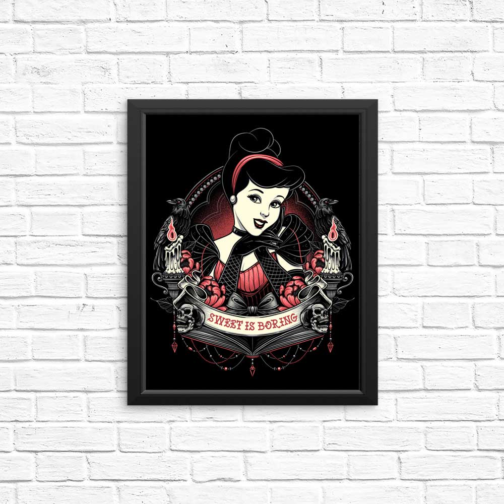 Sweet is Boring - Attractive Posters and Prints