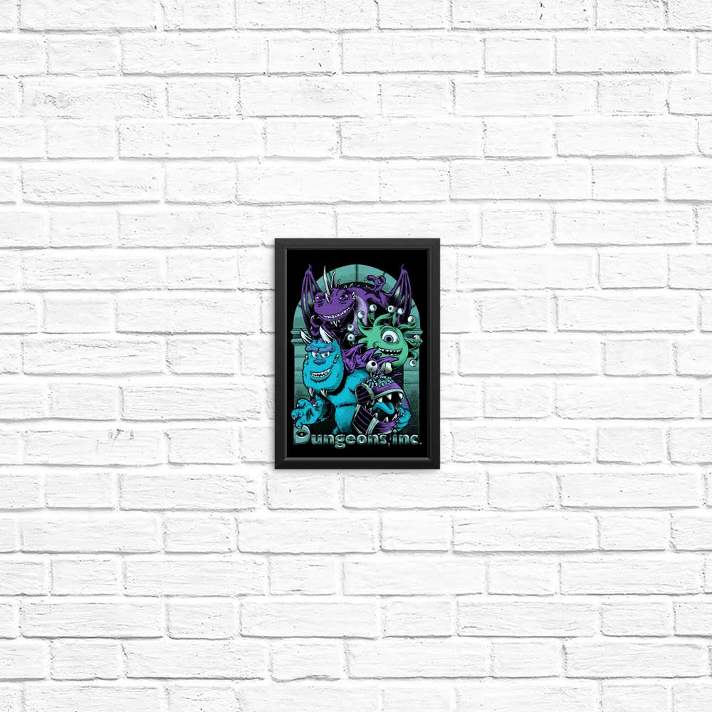 High - Quality Dungeons Inc Posters and Prints