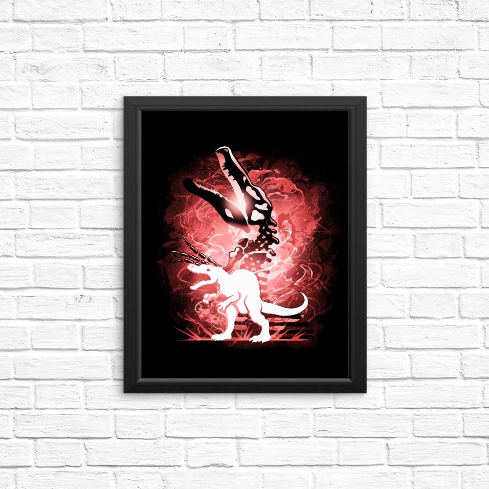 Spinosaurus Silhouette Wall Art - High - Quality Posters & Prints
