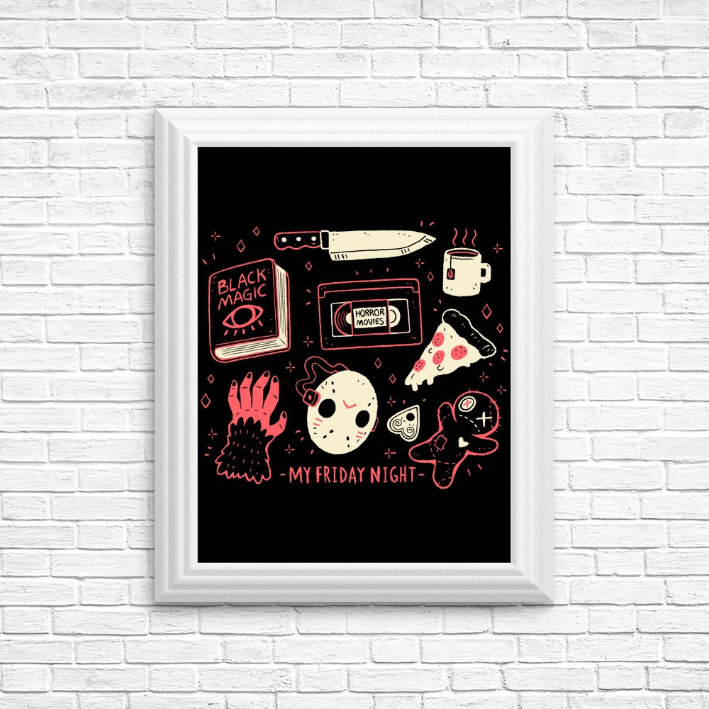 High - Quality 'My Friday Night' Posters and Prints for Your Space