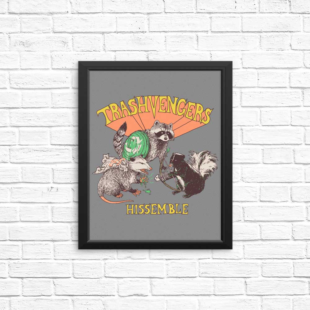 High - Quality Trashvengers Posters and Prints by Hillary White