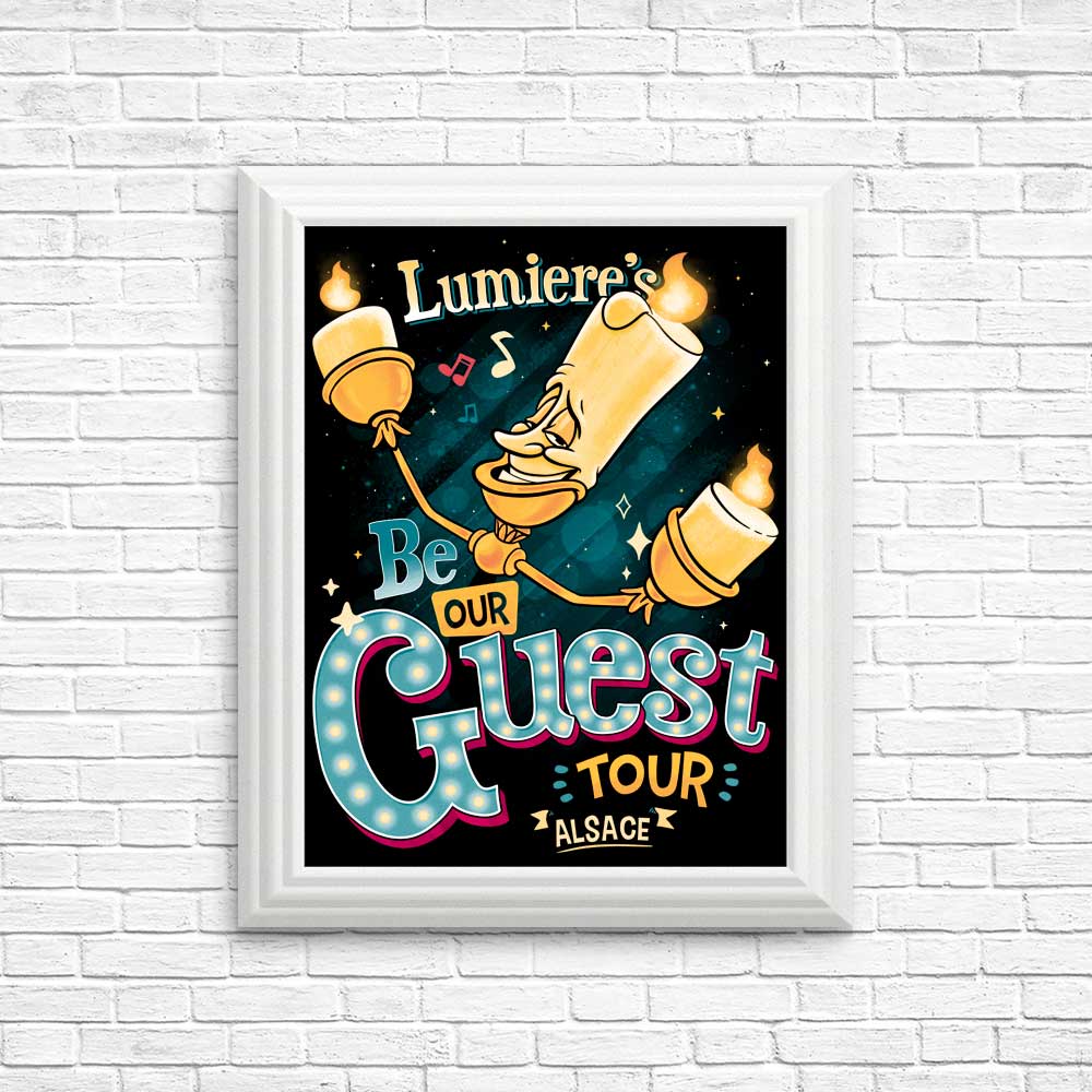 High - Quality 'Be Our Guest Tour' Posters and Prints
