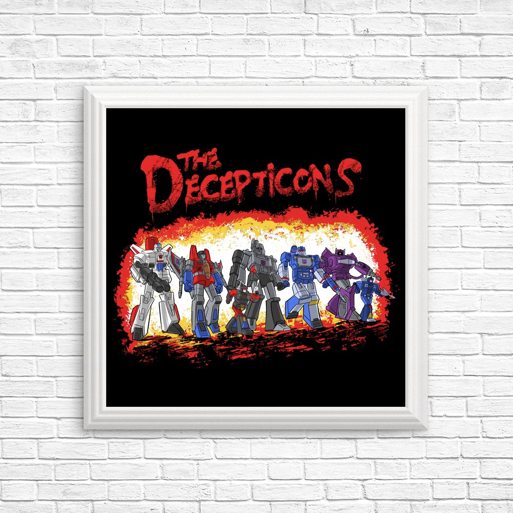 High - quality Decepticons Posters and Prints from Zascanauta