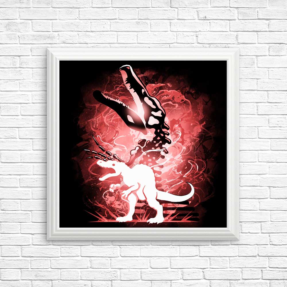 Spinosaurus Silhouette Wall Art - High - Quality Posters & Prints