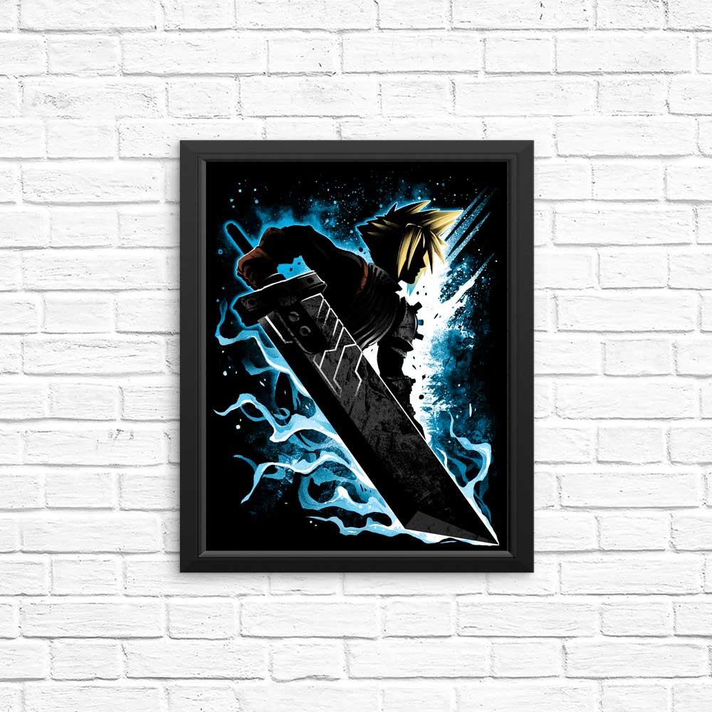 Exclusive Posters and Prints Featuring Ex - Soldier and Buster Sword from Alemaglia