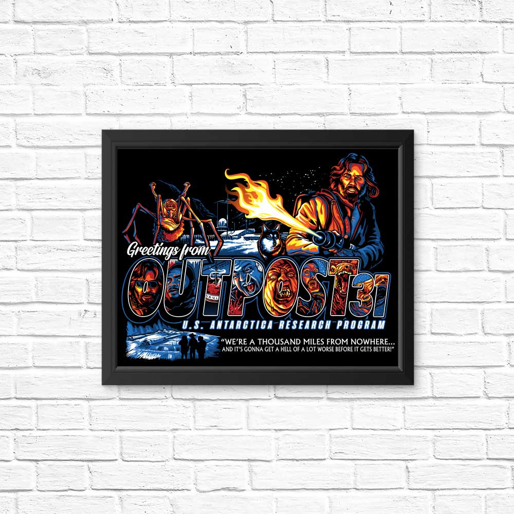 Stunning Posters and Prints - Greetings from Outpost 31 Collection