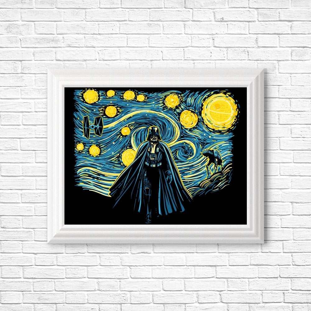 Starry Vader - Artistic Posters and Prints for Decor