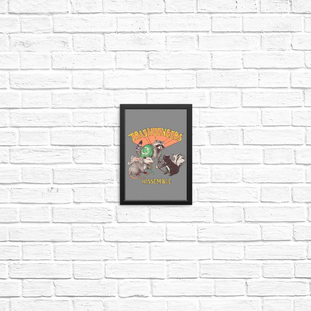 High - Quality Trashvengers Posters and Prints by Hillary White