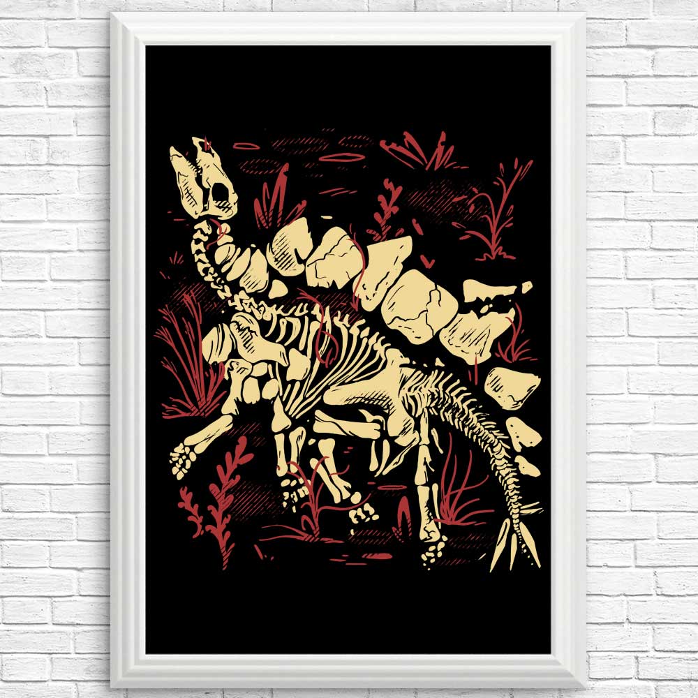 High - quality Stegosaurus Fossil Posters and Prints by Fitas Artwork