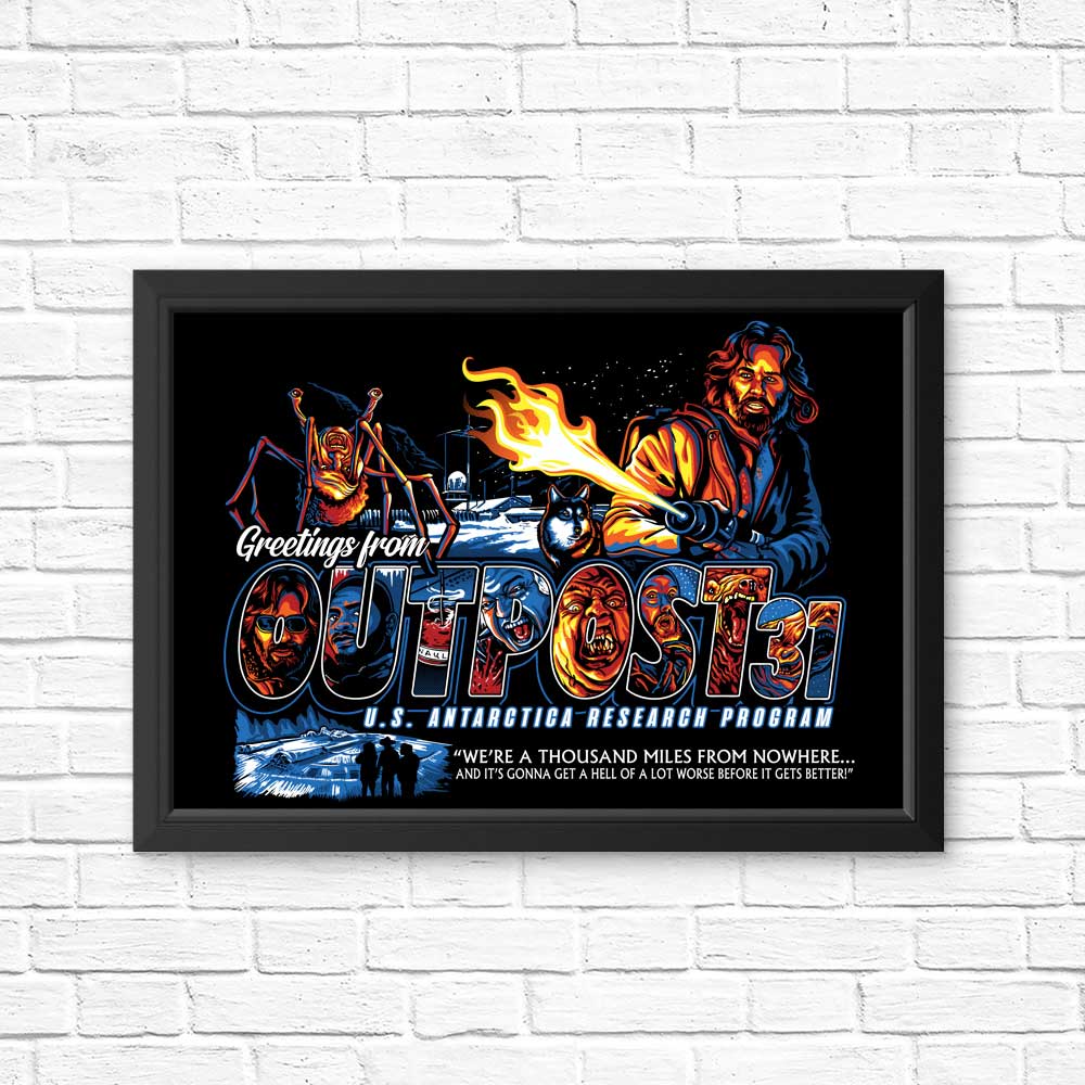 Stunning Posters and Prints - Greetings from Outpost 31 Collection