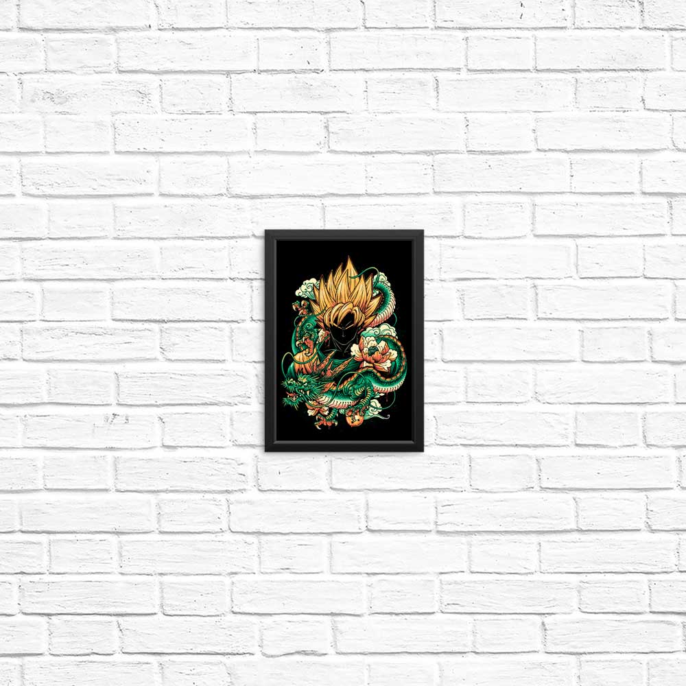 Vibrant Colorful Dragon Posters and Prints for Wall Decor