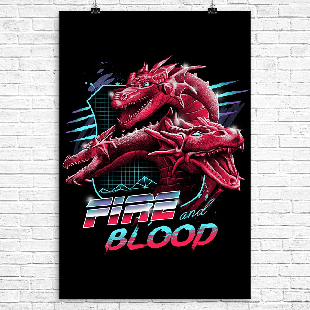 XENOS Epic Fire Photography Poster