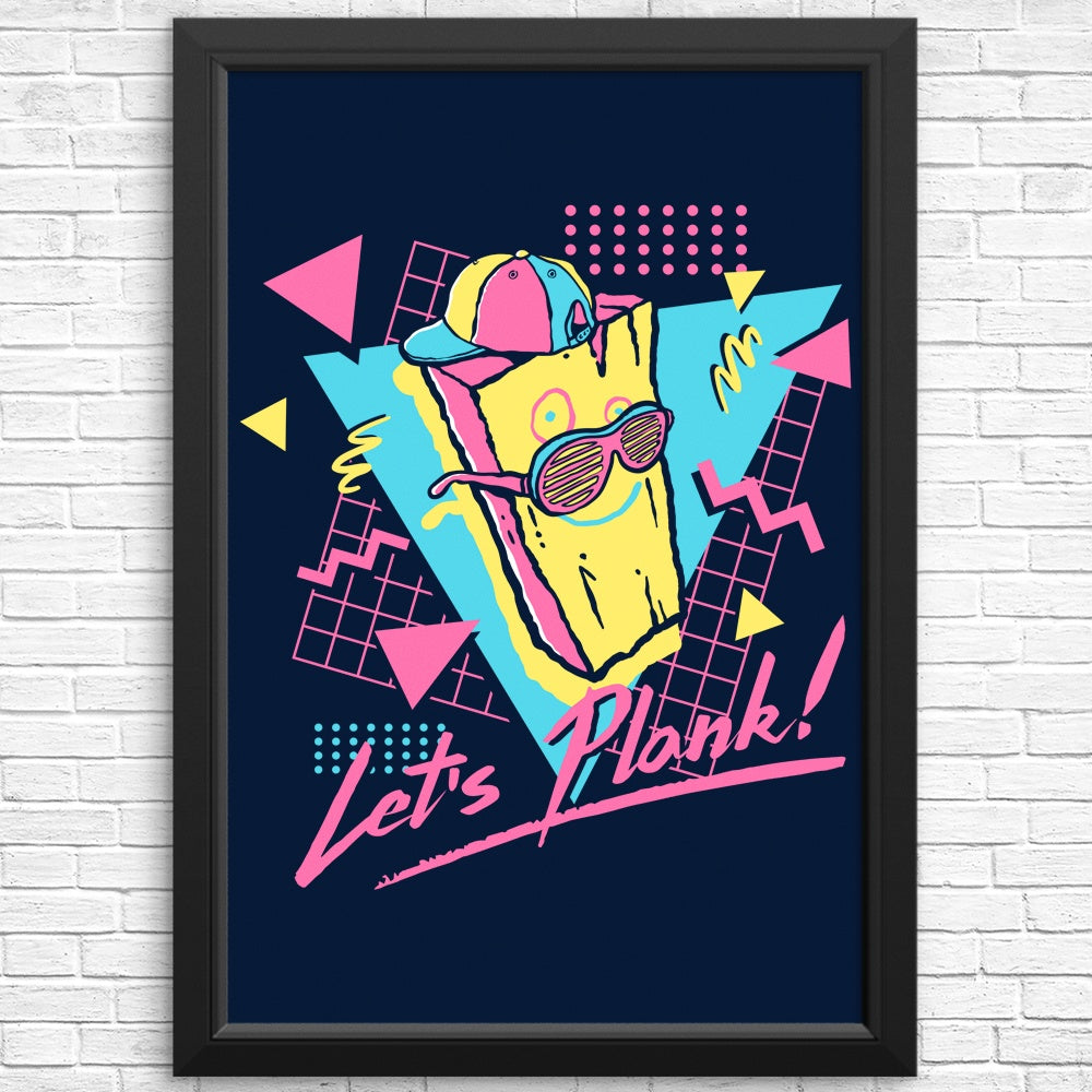 Let's Plank - Wall Decor Posters and Prints for Home