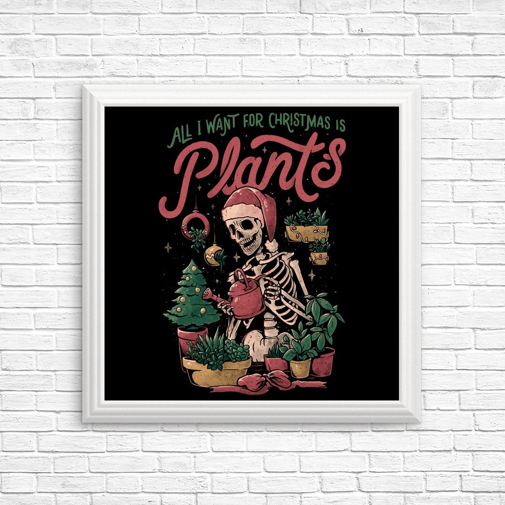 Festive Christmas Plant Posters and Prints for Decor