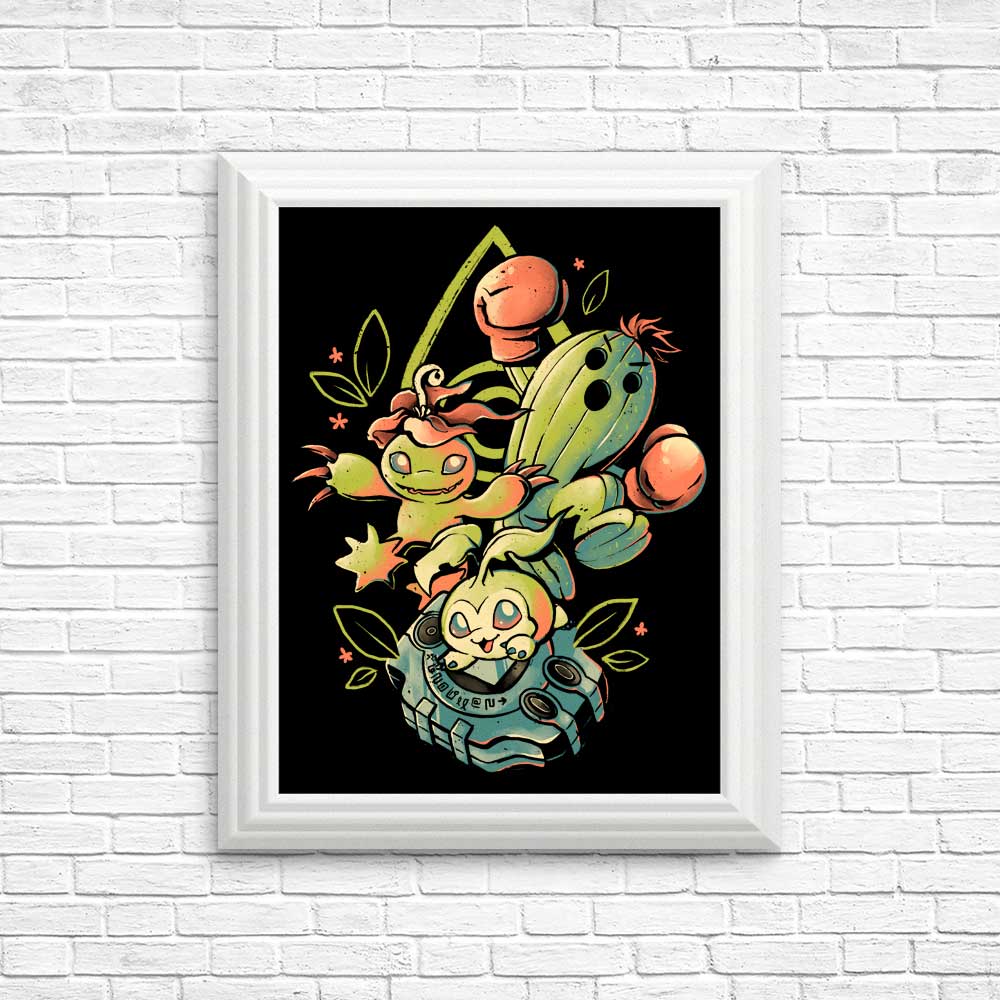 Digital Cactus Evolution - High - Quality Posters and Prints