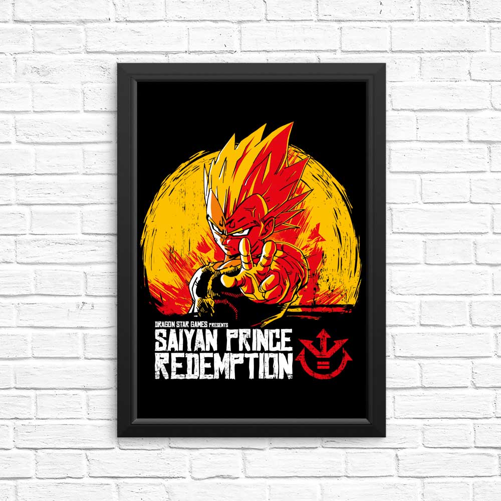 Redemption of the Saiyan Prince - Wall Posters and Art Prints