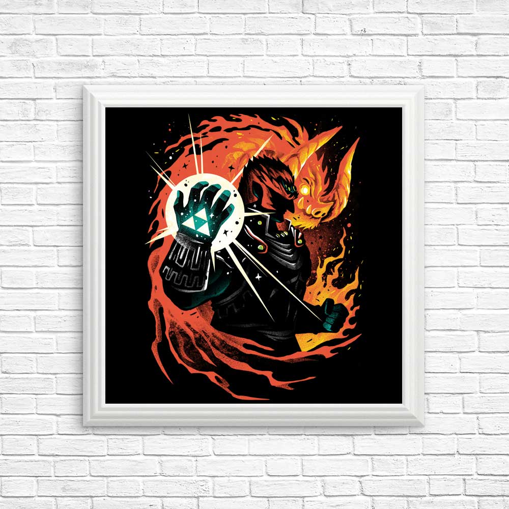 Alemaglia's Demon King Posters and Prints for Home Decor
