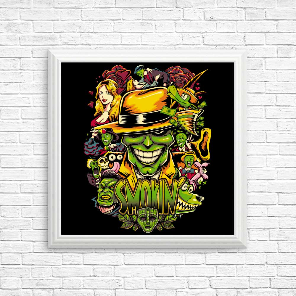 High - Quality 'Smokin' Posters & Prints by Andriu Illustrations