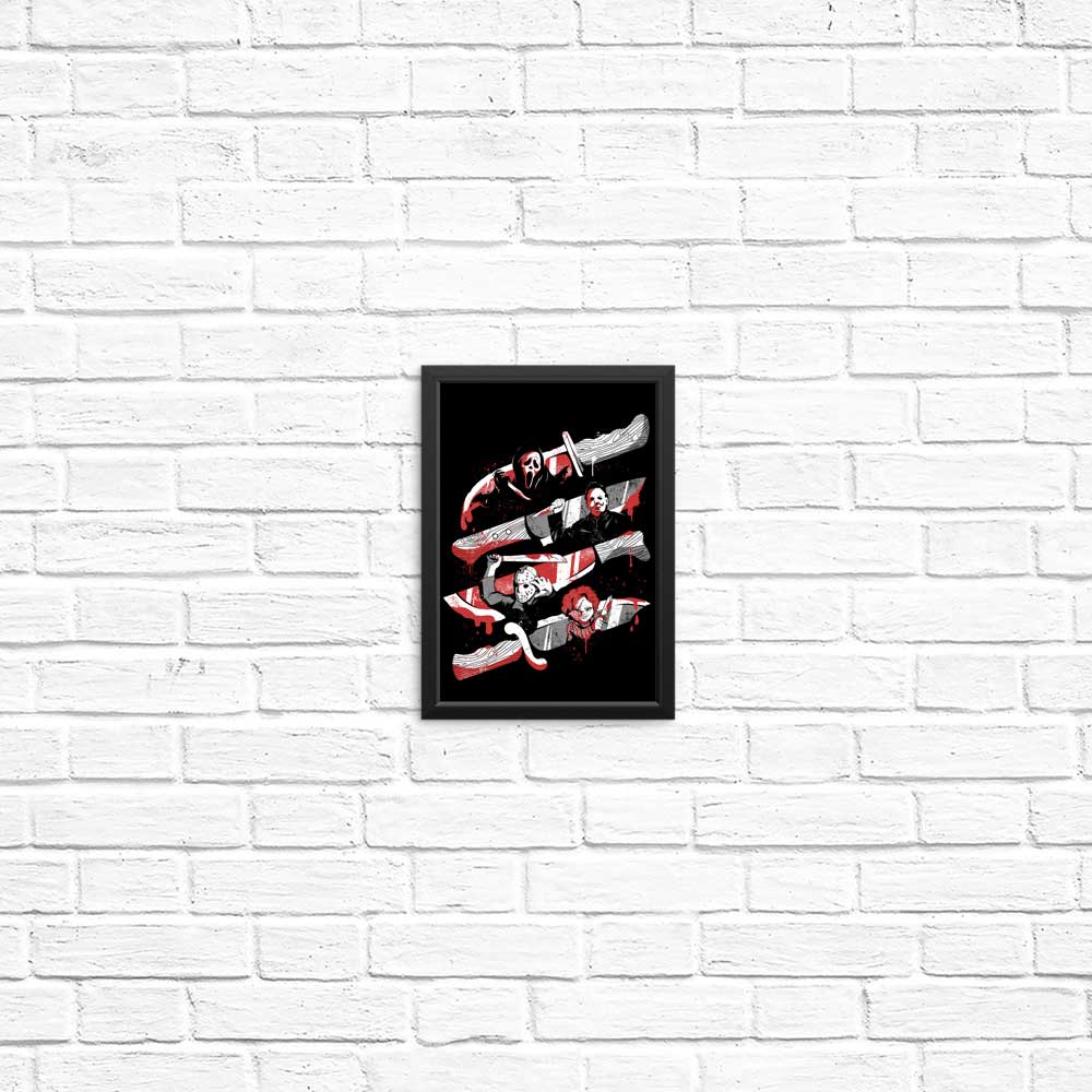 Striking Knife Killers Posters and Prints by Edu.ely