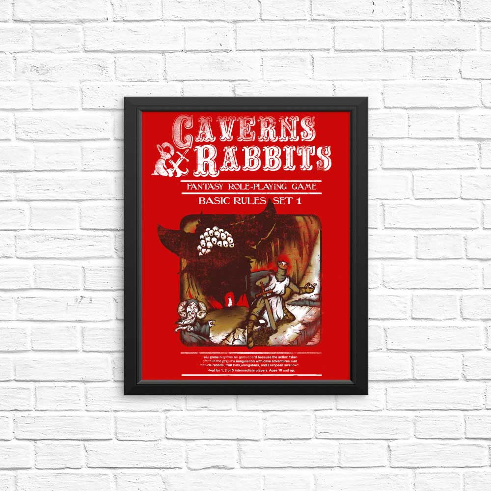 High - Quality 'Caverns and Rabbits' Posters & Prints