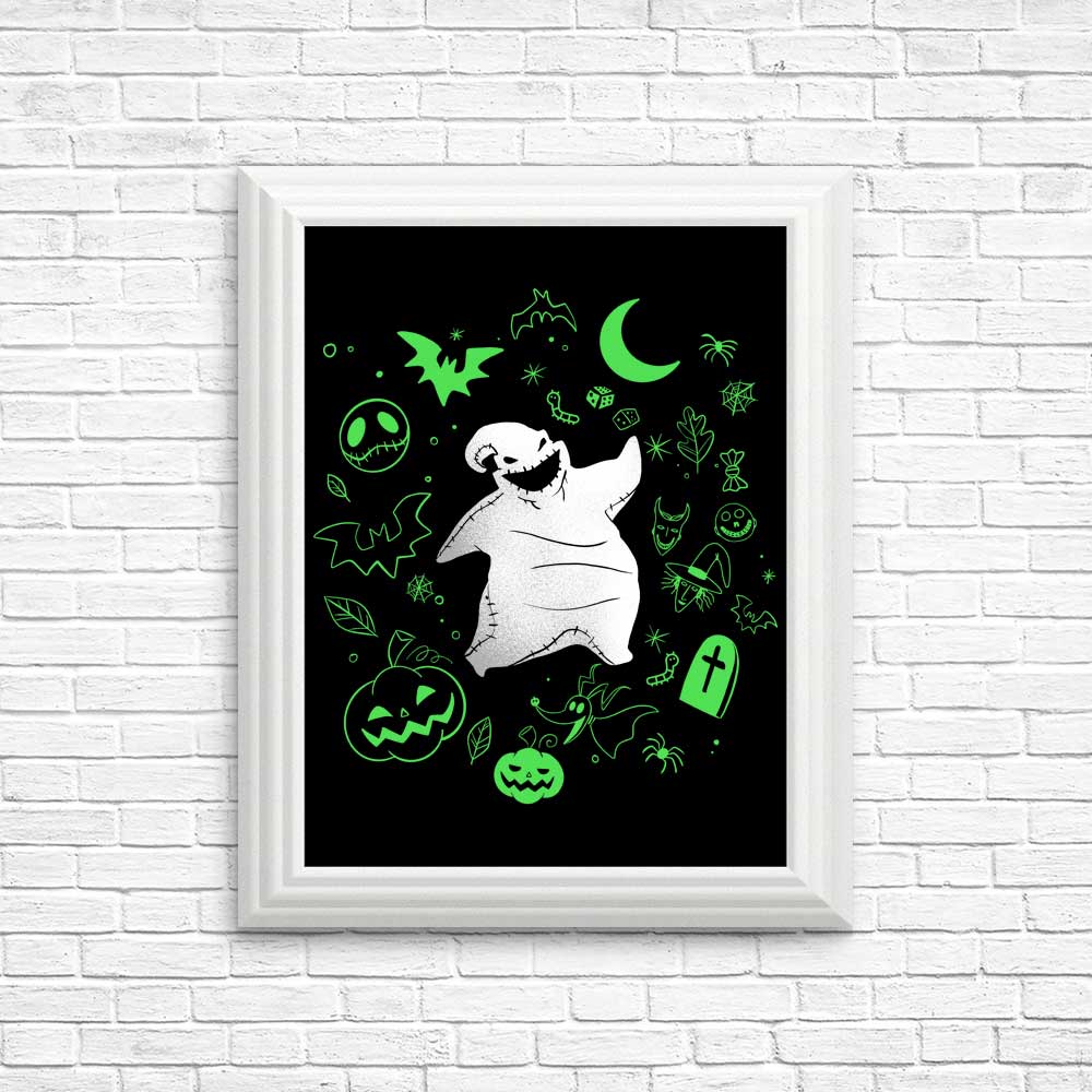 High - Quality Boogie Man Doodle Posters and Prints by Alemaglia