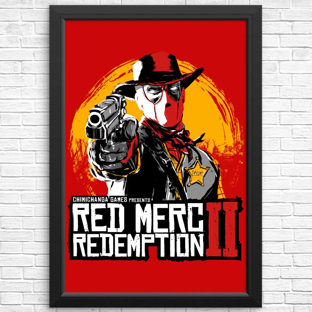 Red Merc Redemption - High - Quality Wall Posters and Prints