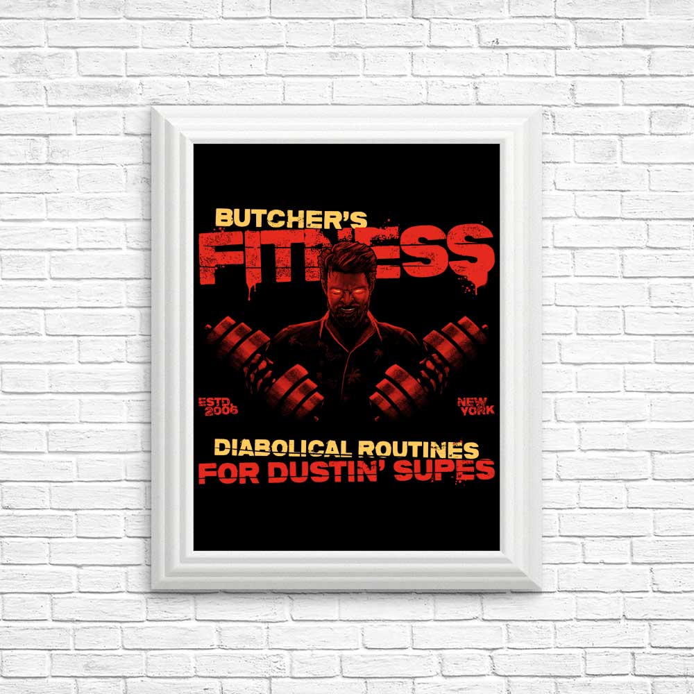 Butcher's Fitness High - Quality Posters and Prints