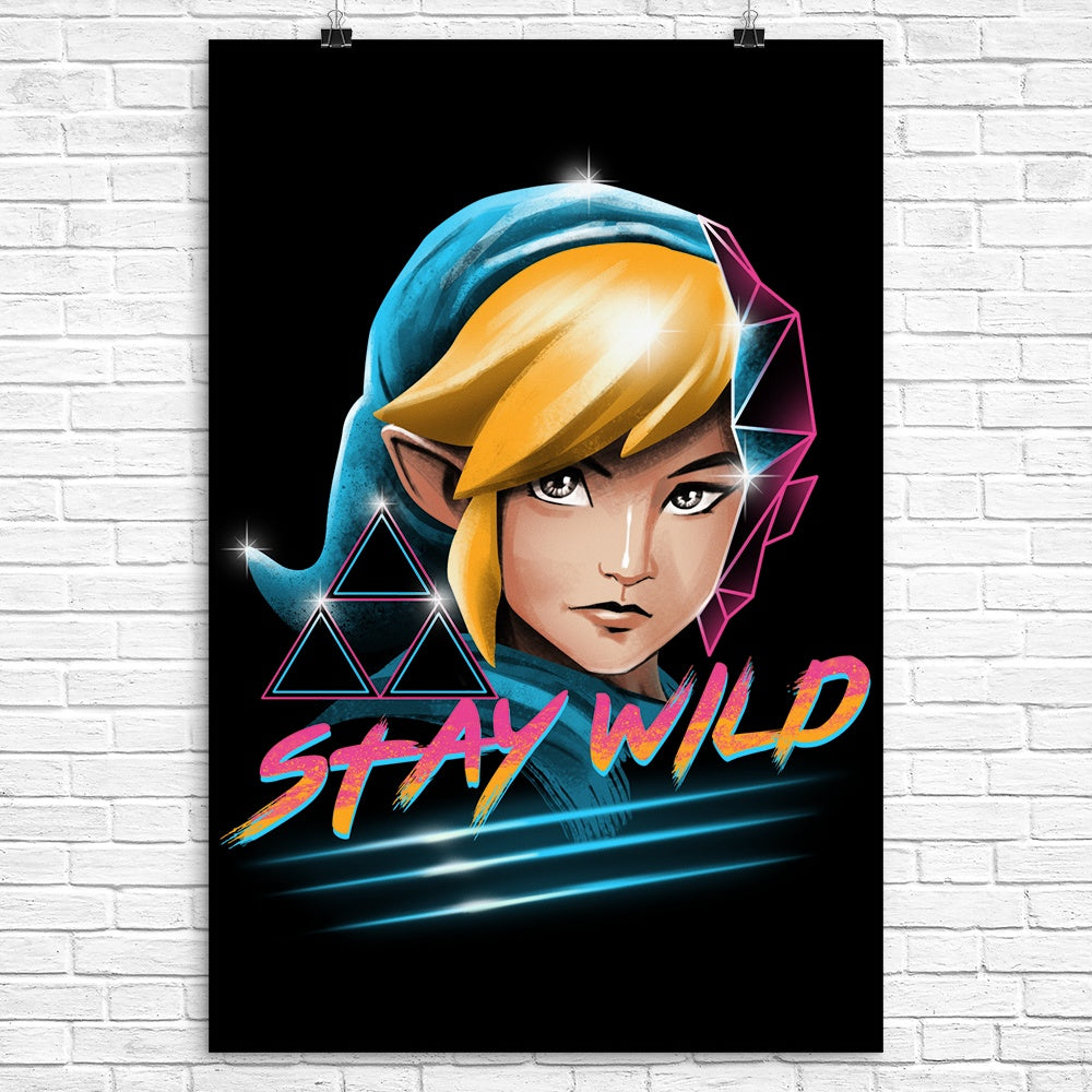 High - Quality 'Stay Wild' Art Poster by XENOS