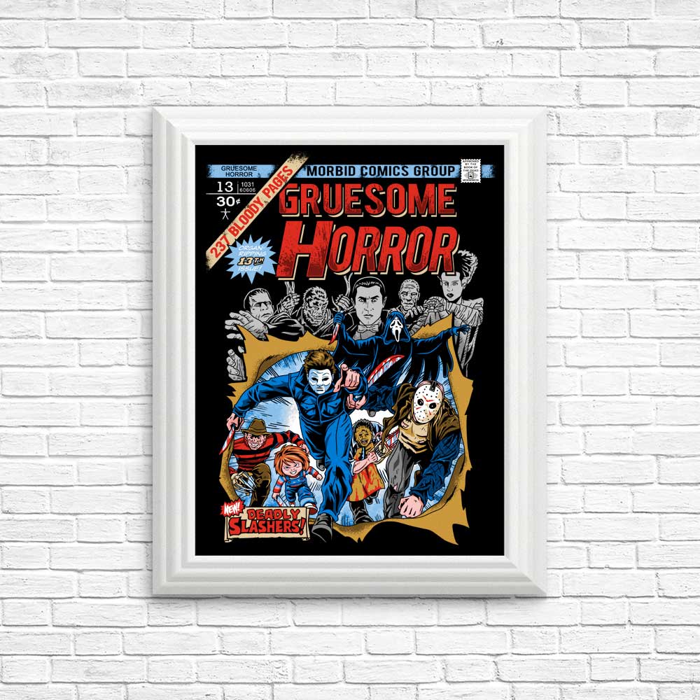 Terrifying Gruesome Horror Posters and Prints
