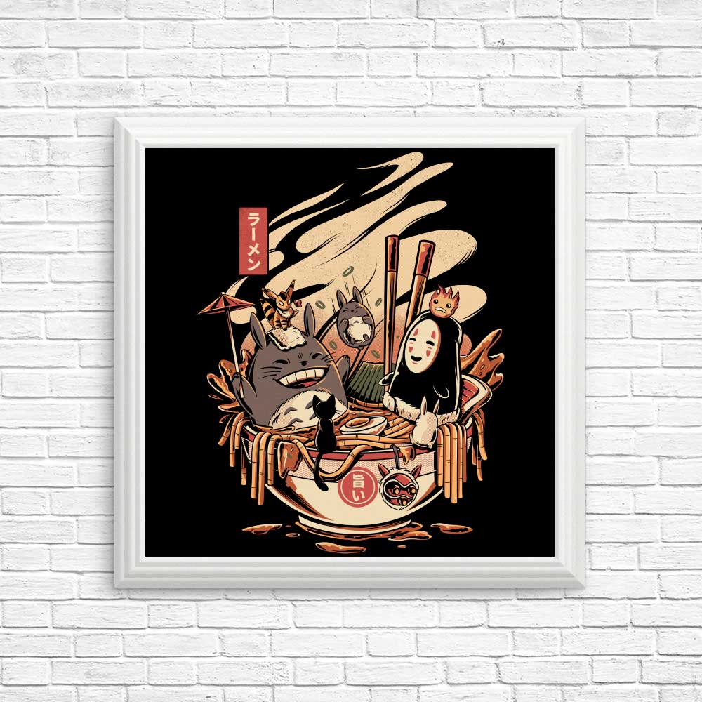 Vibrant Ramen Pool Party Posters and Prints