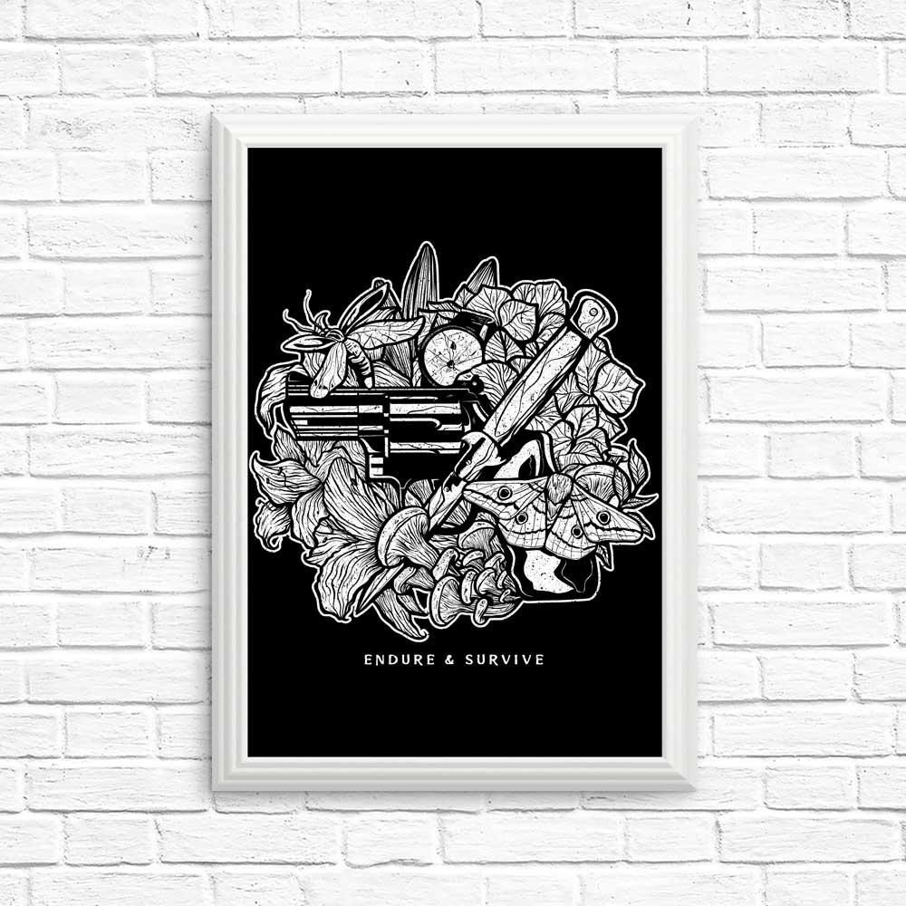 High - Quality 'Endure and Survive' Posters & Prints by Demonigote