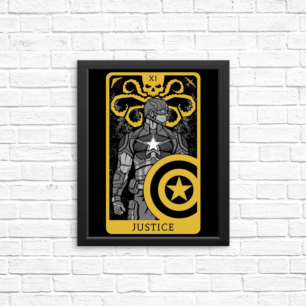 Tarot Justice-themed Art Posters and Prints for Home Decor