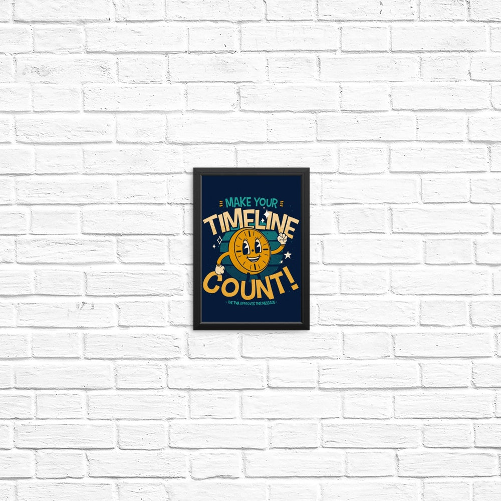Count Your Timeline with High - Quality Posters & Prints