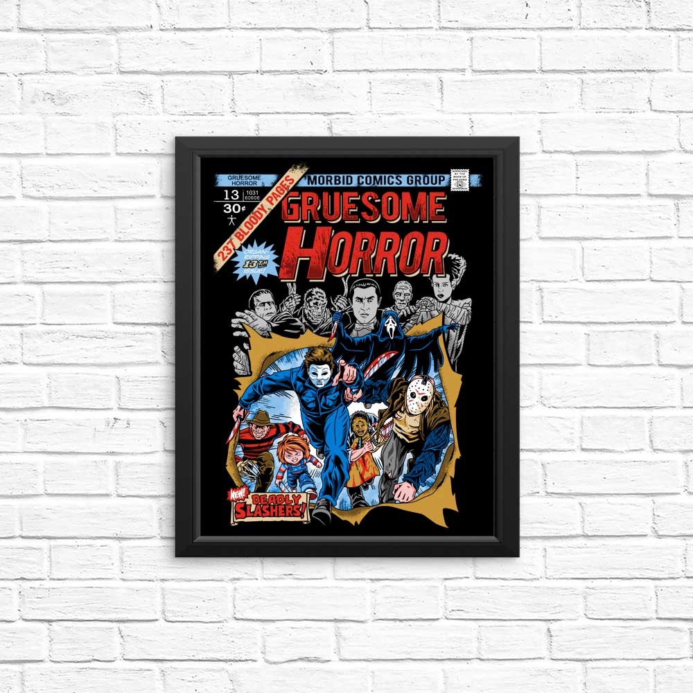 Terrifying Gruesome Horror Posters and Prints