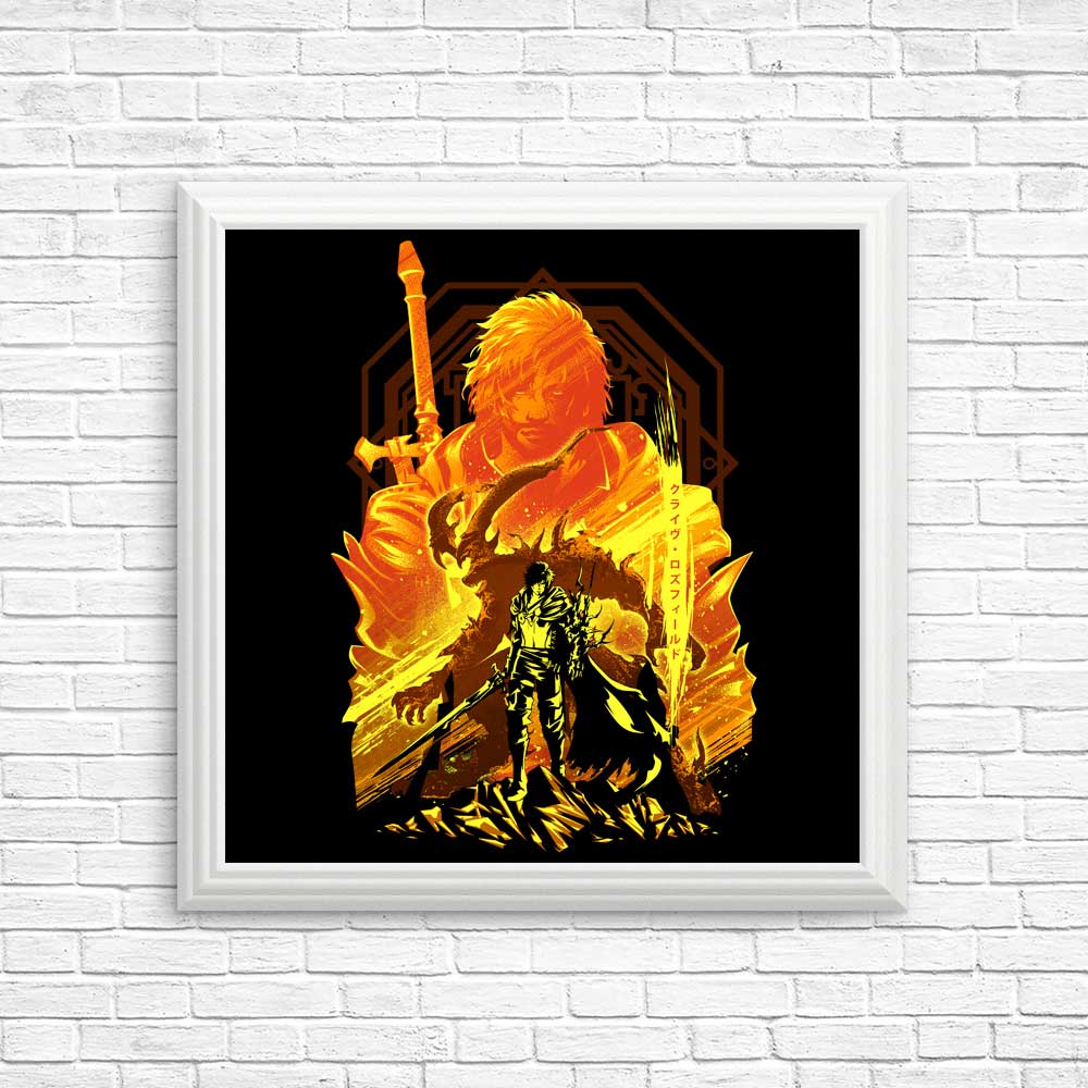 Powerful Ifrit - Artistic Posters and Prints for Decoration