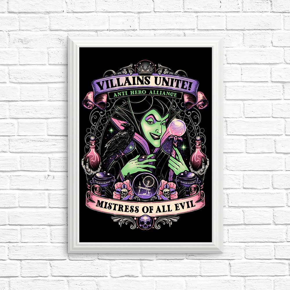 Stunning Posters and Prints Inspired by 'Mistress of All Evil'