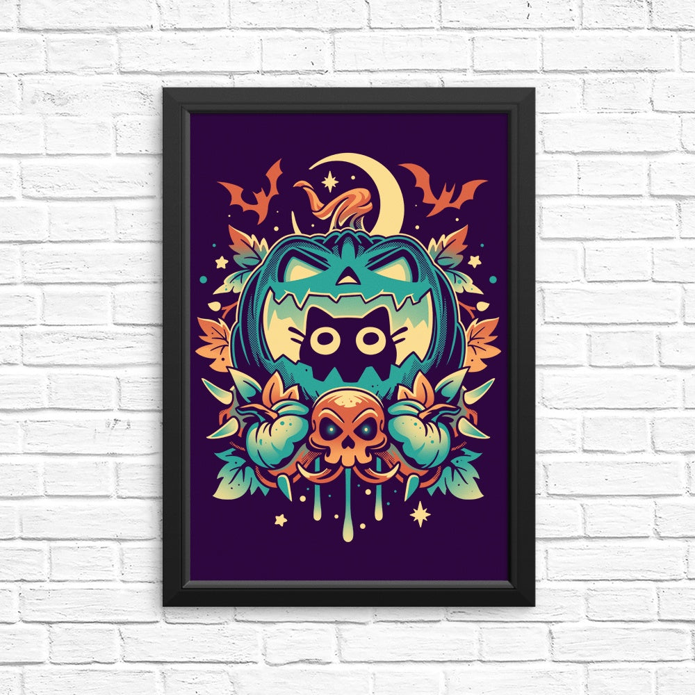 Episode 11: Spooky Halloween Cat Posters and Prints - Decorative Wall Art