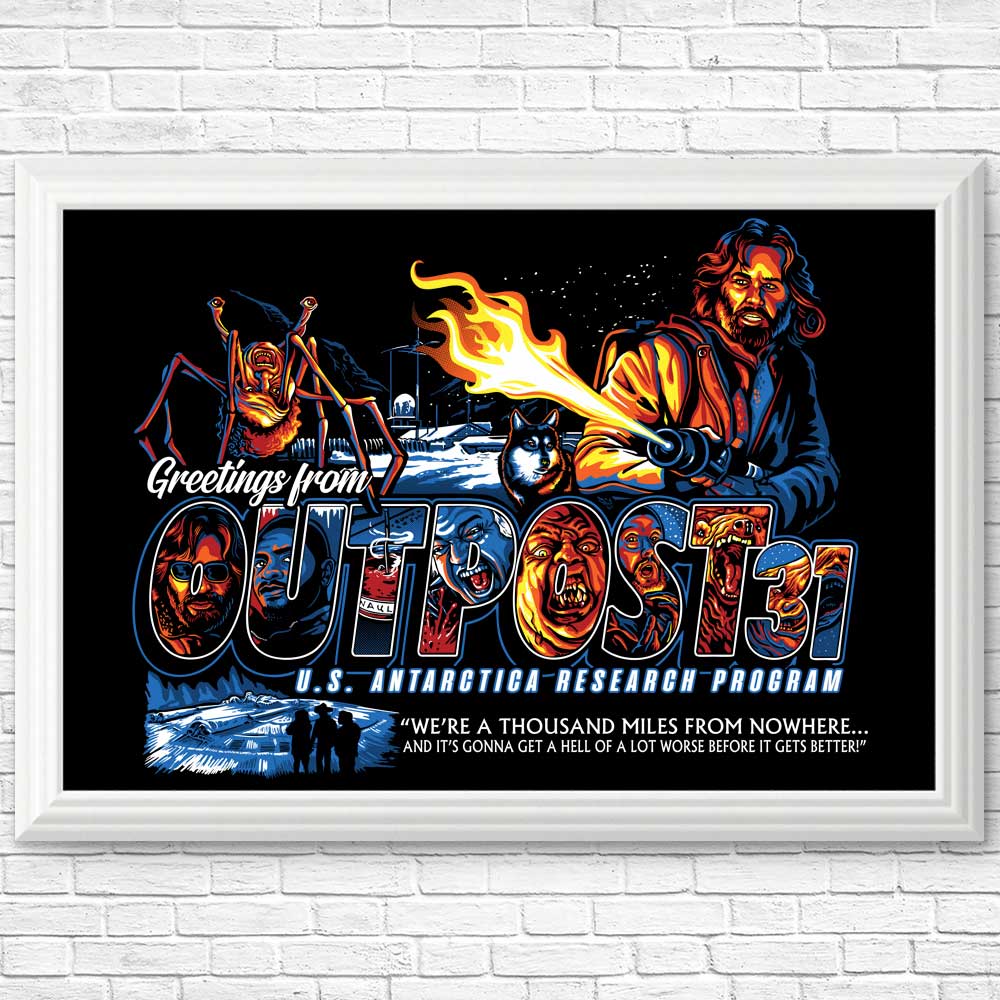 Stunning Posters and Prints - Greetings from Outpost 31 Collection