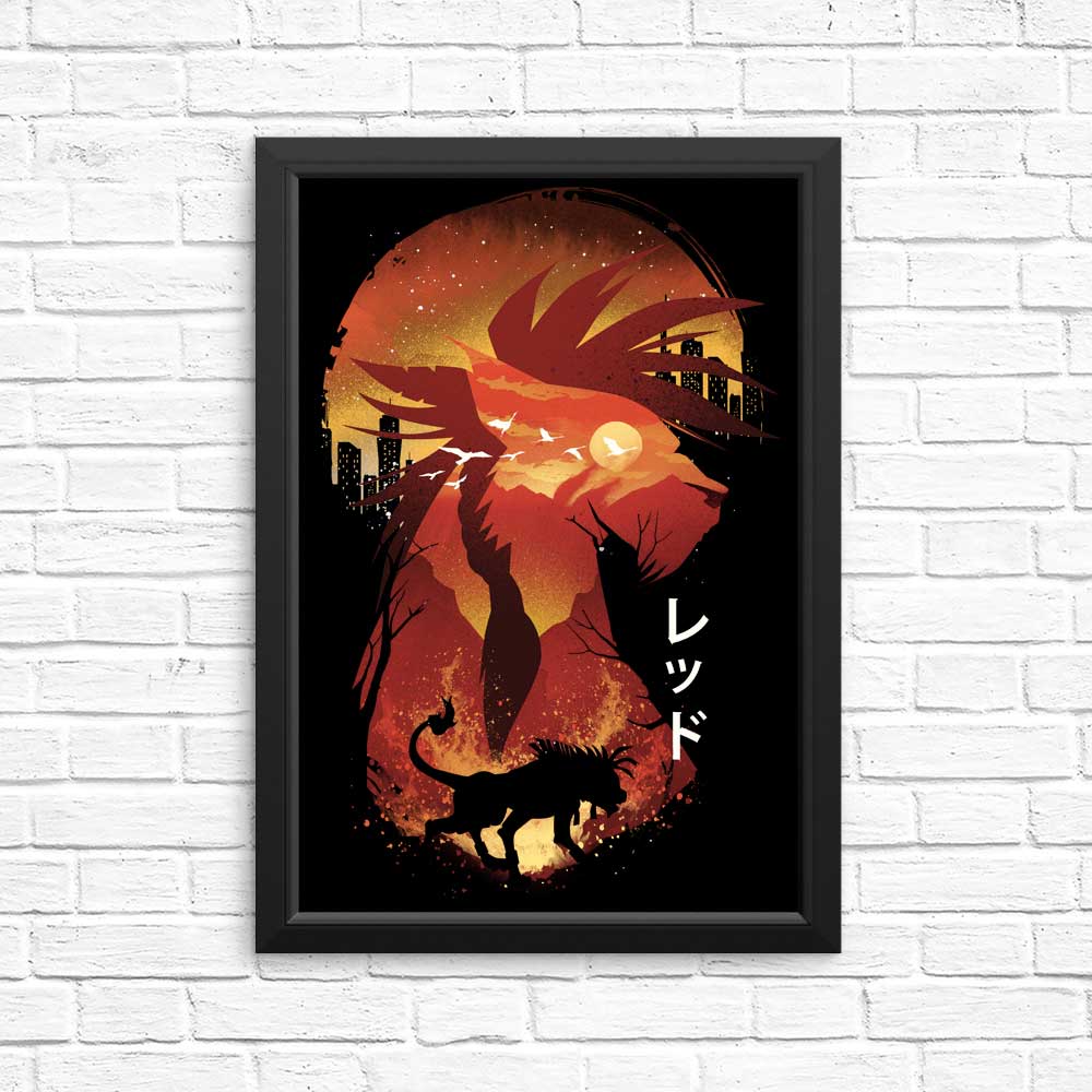 Exquisite Nanaki Silhouette Posters and Prints by Dandingeroz