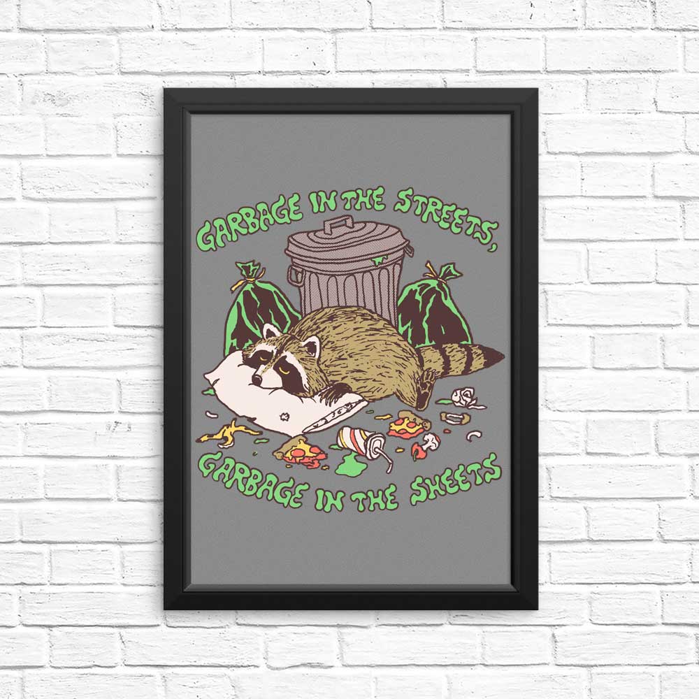 Hillary White's 'Garbage in the Sheets' Wall Art Posters and Prints