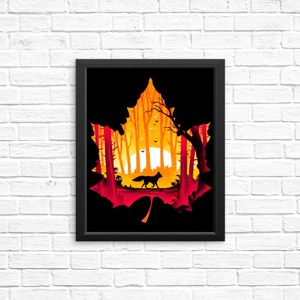 Alemaglia's Sunset Fox High - Quality Posters and Prints